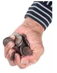 Fistful - A number or an amount of something that can be held in a fist.