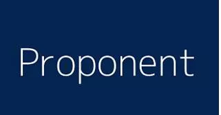 Proponent meaning