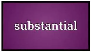 Substantial meaning