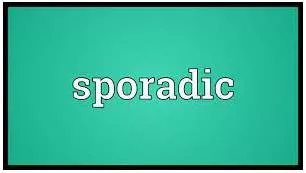 Sporadic meaning