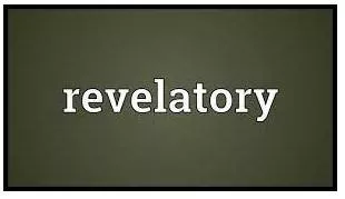Revelatory meaning