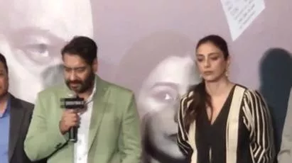 Ajay devgn  tabu get emotional as they remember late drishyam director nishikant kamat