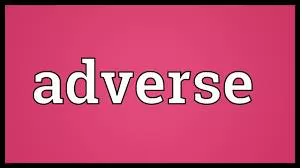 Adverse meaning