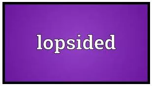 Lopsided meaning