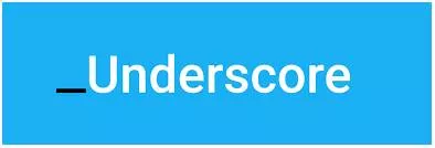 Underscore meaning