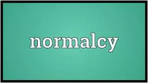 Normalcy meaning
