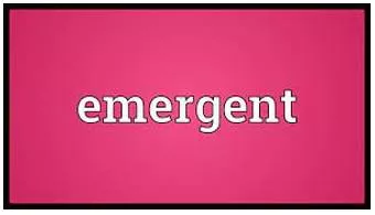Emergent - New and still developing.