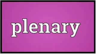 Plenary - Without any limit.