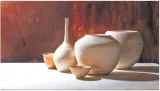 Artists pay tribute to ghulam muhammad kumhar  last clay tile maker in kashmir