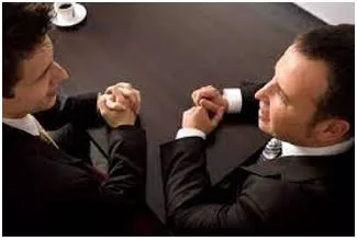 Confronted  - To make somebody face or deal with an unpleasant or difficult person or situation.