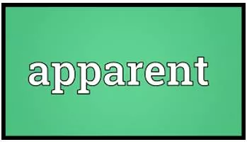 Apparent meaning