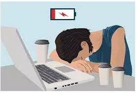 Fatigue  - A feeling of being extremely tired, usually because of hard work or exercise.