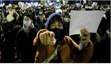 Situation in china volatile > a fire incident  a strict covid policy spreading anger on streets