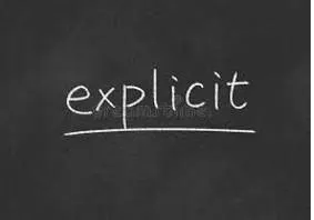 Explicit meaning