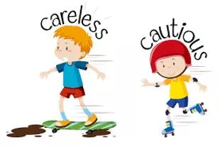 Cautious  - Not taking any risks.