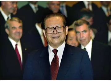 Jiang zemin  man  moment  nation