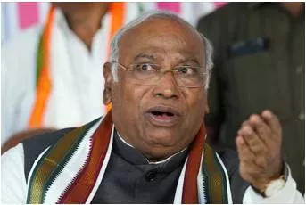 Kharge on the move