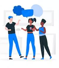 Interaction - The act of communicating with somebody, especially while you work, play or spend time with them.