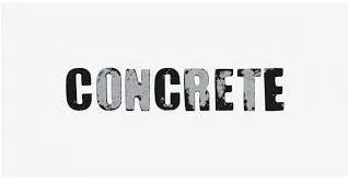 Concrete meaning
