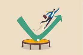 Rebound - to rise again after they have fallen