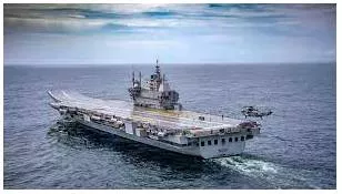 Wind in the sail  on ins vikrant