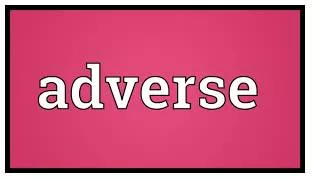 Adverse meaning