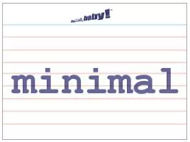 Minimal - Very small in size or amount.