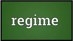 Regime meaning