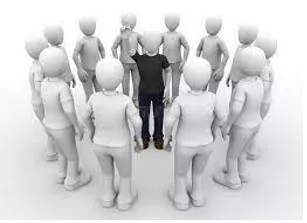 Besiege  - To surround somebody/something in large numbers.