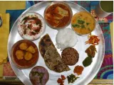 The common indian and her home cooked food