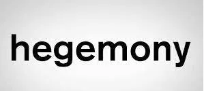 Hegemonic  - Showing control by one country, organization, etc. over other countries, etc. within a particular group.