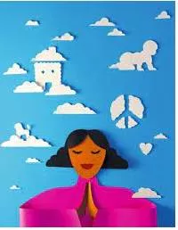 Manifesting  - To show something clearly, especially a feeling, an attitude or a quality.
