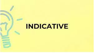 Indicative meaning