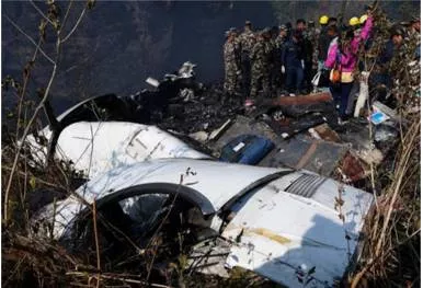 Nepal plane crash live updates | 68 bodies recovered from pokhara crash site  say officials  five indians among 72 on board