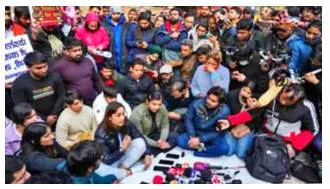 Wrestlers in late night huddle with union sports minister anurag thakur  may file fir against wfi chief