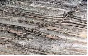 Faulting - The production of a fault or faults in a rock formation.