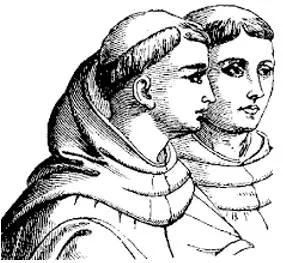 Tonsured - Shave the hair on top of (a monk's or priest's head)