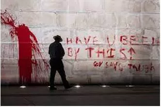 Vandalized meaning