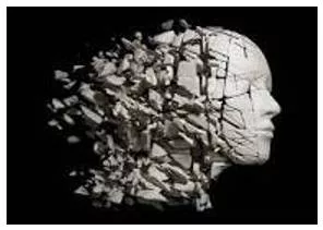 Fragmented - Break or cause to break into fragments.