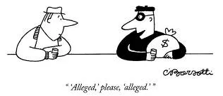 Alleged - Said, without proof, to have taken place or to have a specified illegal or undesirable quality.