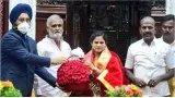 Chennai mayor front & centre  dmk’s latest bid to woo women voters ahead of erode east by poll
