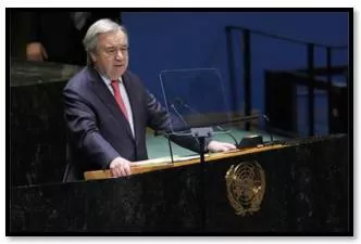 Un chief guterres condemns russian 'affront' in ukraine