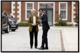 British’s pm rishi sunak and eu chief ursula von der leyen clinch brexit deal over northern ireland trade