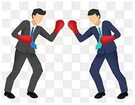 Confrontation - Come face to face with (someone) with hostile or argumentative intent.