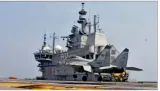 Ins vikrant to get battle ready post monsoon after ins vikramaditya