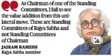 Vice president appoints his staff on house committees