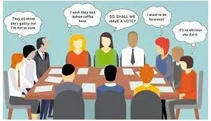 Deliberately - Discussion or thinking about something in detail.