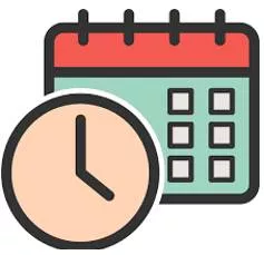 Scheduled - Included in or planned according to a schedule.