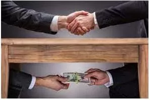 Corruption - Dishonest or immoral behaviour or activities.