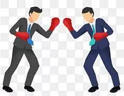 Confronted - Come face to face with (someone) with hostile or argumentative intent.